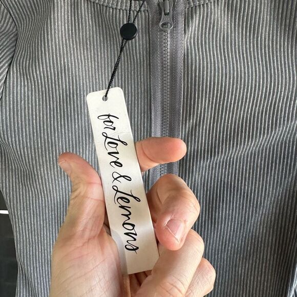 For Love & Lemons Gray Bodysuit Small NWT - Picture 8 of 8